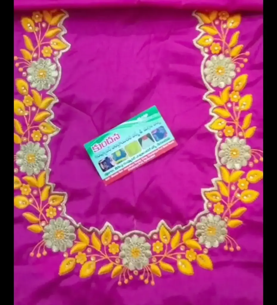 Flower cut Work
