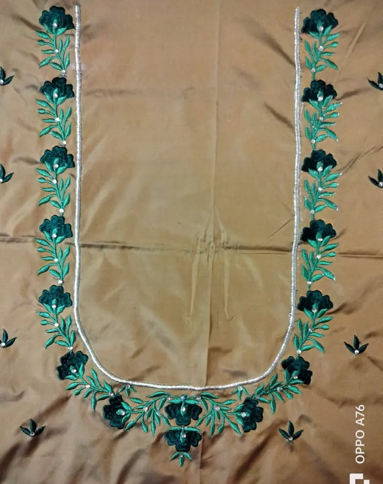 Flower embroidery