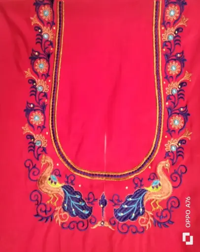 Peacock embroidery