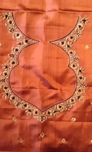 Zardosi Margam work